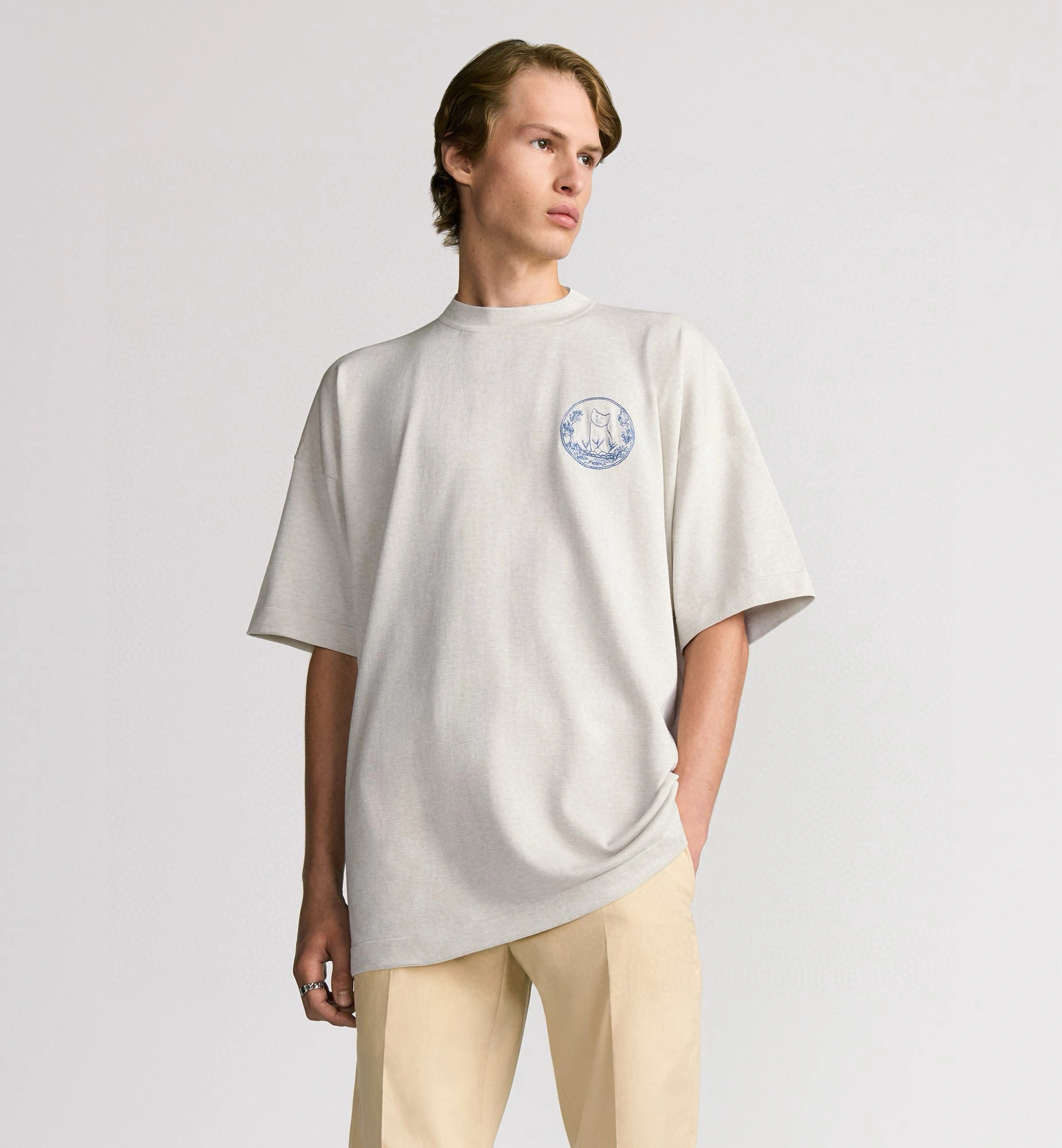 wg.luxury- 4ior embroidery Cotton oversize 2colour item:E-F363F1101-2